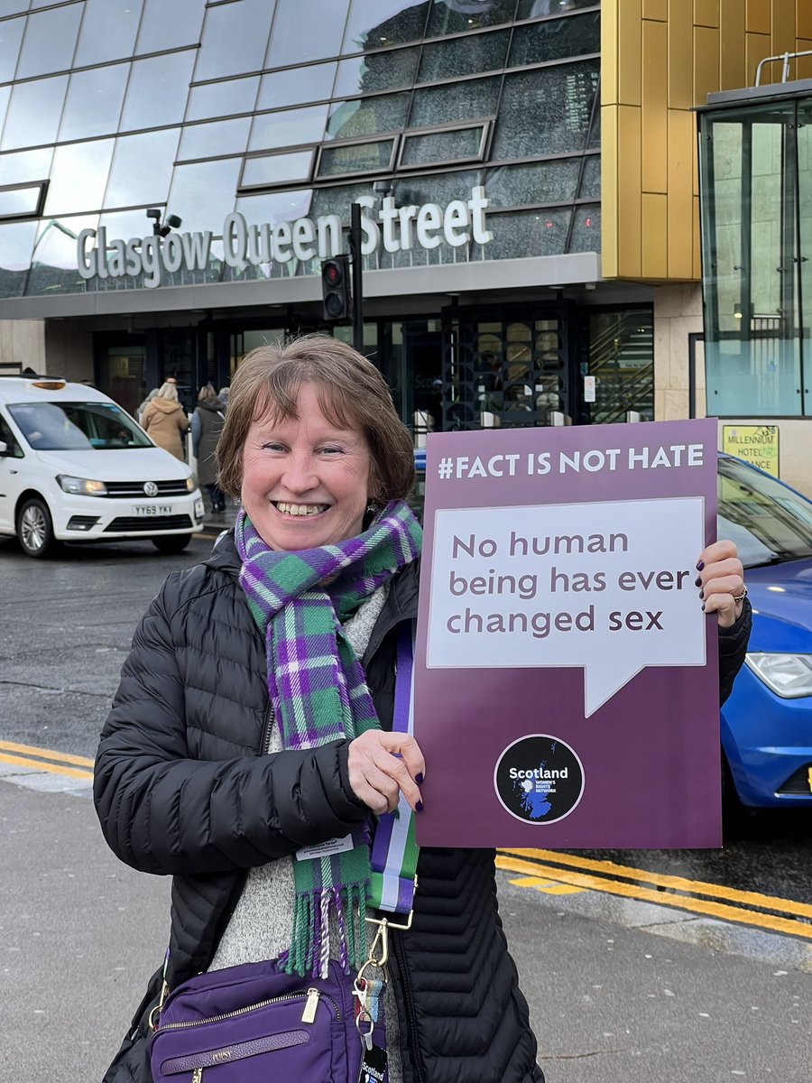 Women in West Wales staying defiant and standing with their Scottish sisters today. No one can change naturally sex 
#FactIsNotHate 
#TruthIsNotACrime
#FactIsNotACrime