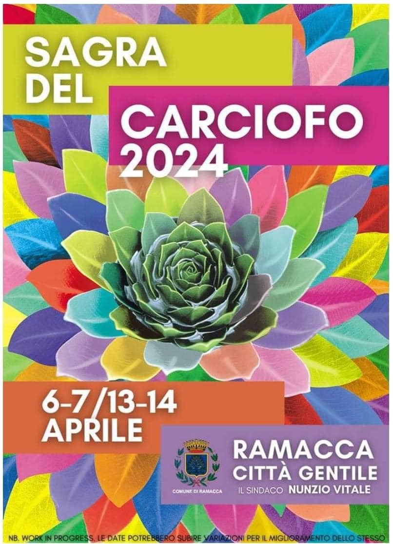 FolKlore, tradizione, musica, gioia, colori e soprattutto sapori. Siete pronti ad assaggiare il famoso Carciofo di Ramacca?
6-7 e 13-14 Aprile #Ramacca
#eventisicilia24 #visitsicilyinfo #yummysicily #sicily #food #foodlovers