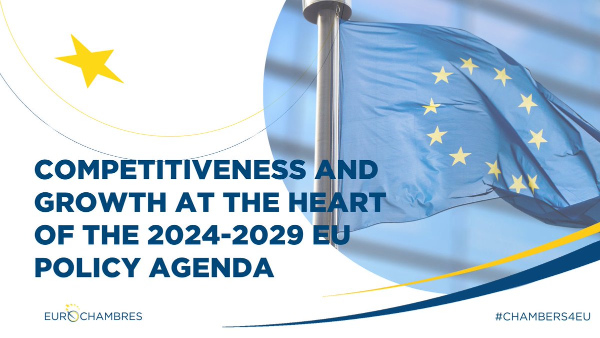 As we near the European Parliament elections, Eurochambres leads the charge for revitalizing Europe's businesses. We emphasize the need for a strategic shift from survival to success for Europe's businesses. #Chambers4EU Read our manifesto: bit.ly/Manifesto2024-…