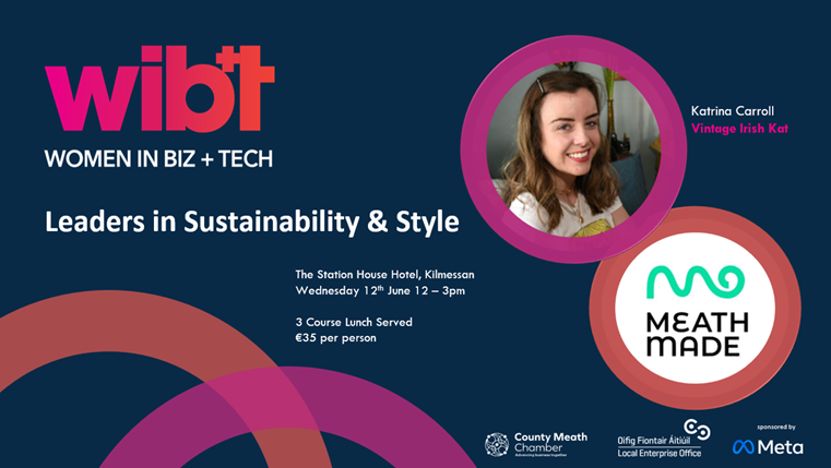 📣Join us for the Meath Women in Biz +Tech Network Summer Lunch - as we celebrate 'Leaders in Sustainability & Style' in The Station House Hotel, Kilmessan on Wednesday 12th June - 12-3pm REGISTER👇 countymeathchamber.ie/events-amp-tra… @Meta @MeathLEO @StationHH @media_solstice @MeathMade