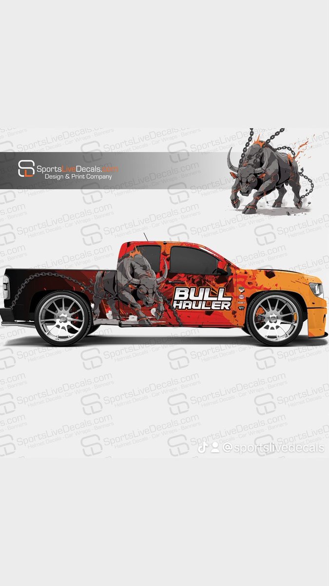 RobOlide's tweet image. Custom artwork, mascot, and name brand for a custom wrap.