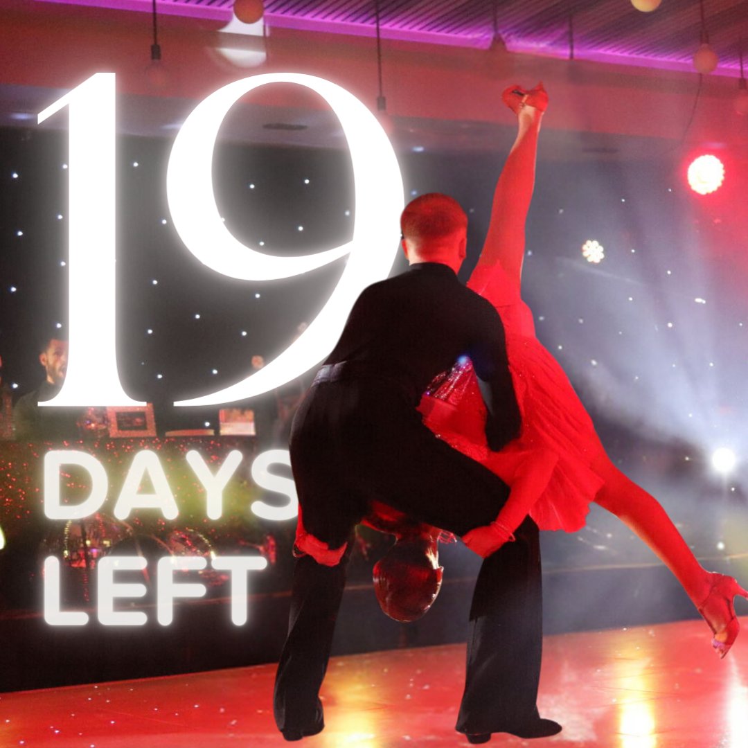 Can you believe it is only 19 days until the @Burrow_strictly ball? 😲🪩 10 celebrities dancing with professional dancers, competing to win the Glitter Trophy and support the Rob Burrow Centre for Motor Neurone Disease and other MND causes 💜 Book now: leedshospitalscharity.org.uk/Event/burrow-s…