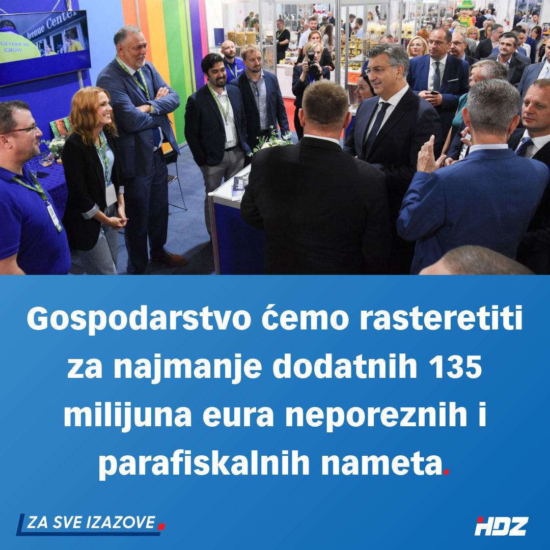 1️⃣. prioritet programa #ZaSveIzazove je USPJEŠNA HRVATSKA: ➡️prosječnu plaću povećat ćemo za 30% - na najmanje 1.600 € ➡️stvorit ćemo uvjete za otvaranje 125.000 radnih mjesta ➡️doseći ćemo “A“ investicijski kreditni rejting ➡️uvest ćemo 🇭🇷 u @OECD 🔗rb.gy/pznz7z