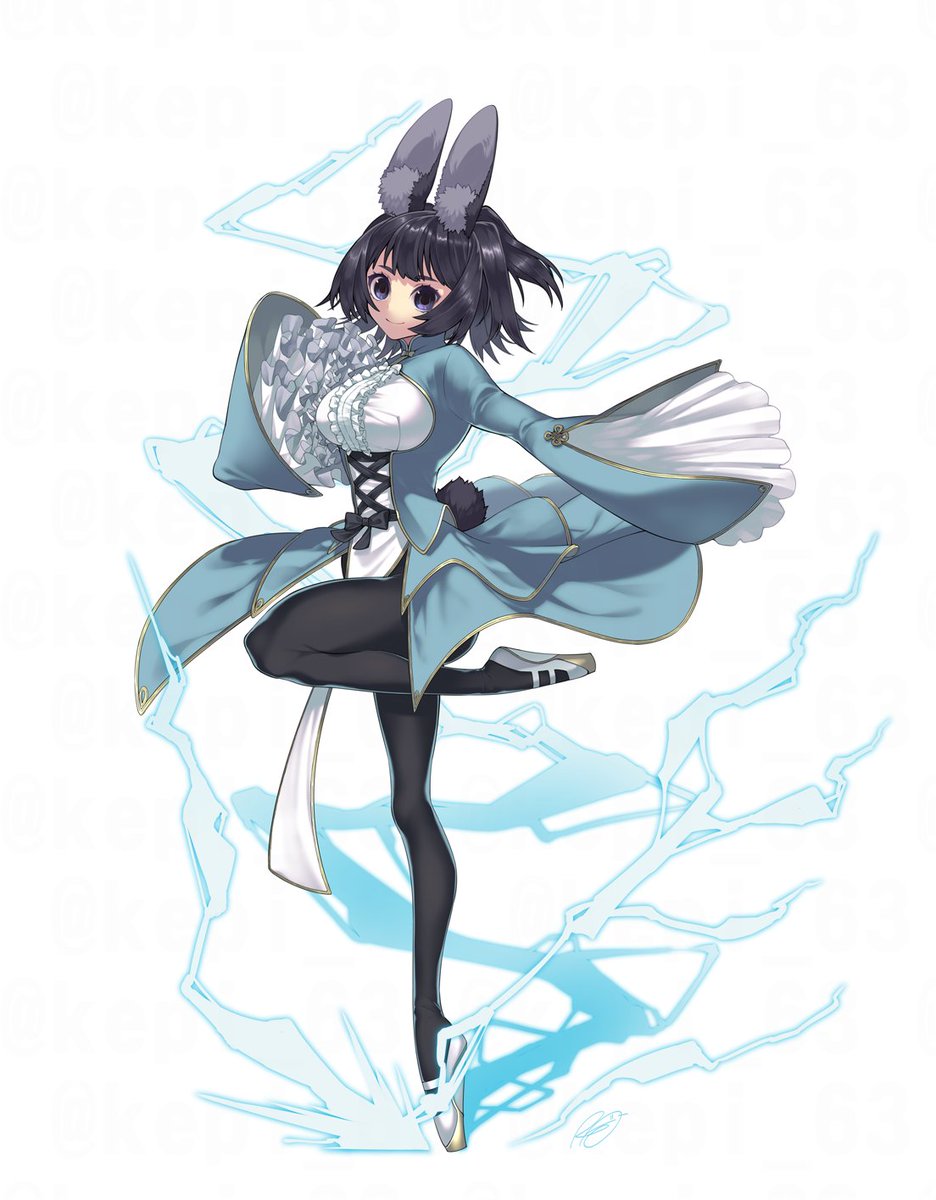 「キャラデザや立ち絵、ノベル表紙のような一枚イラスト等々ゲームのカードイラスト的な」|けぴのイラスト