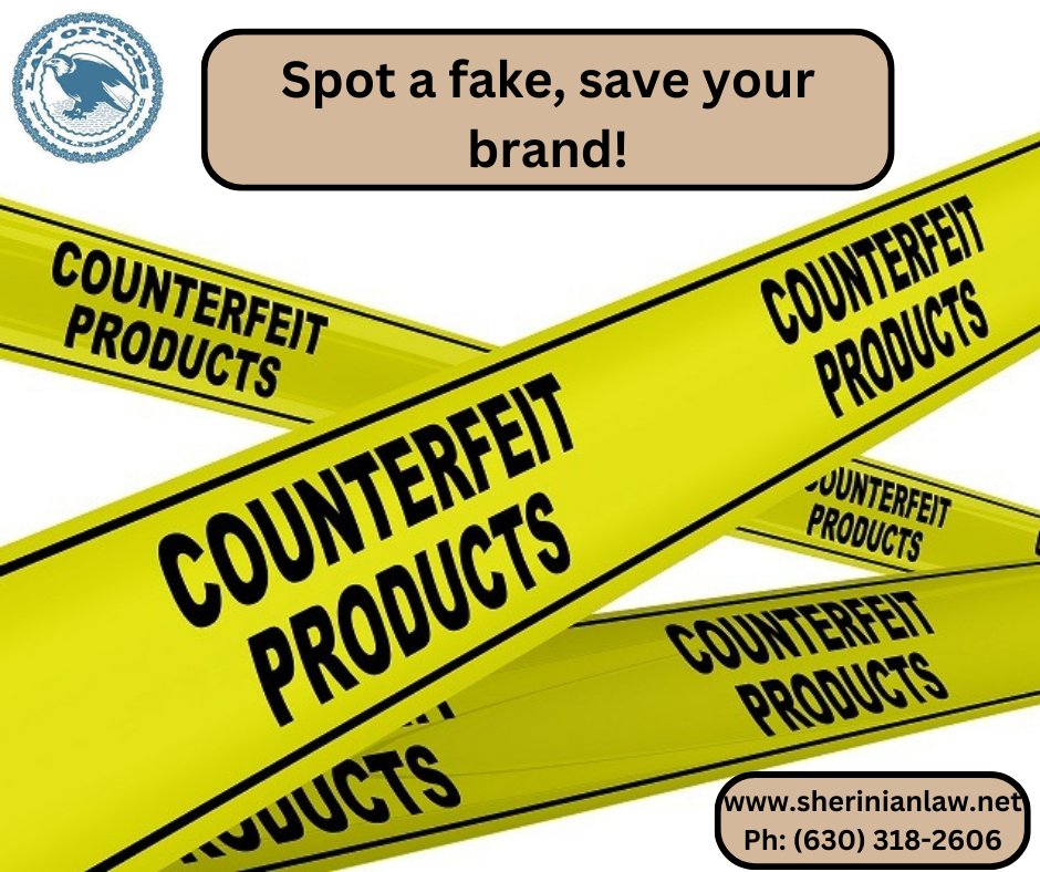 Spot a fake, save your brand! Learn how with #KonradSherinianLaw #FightFakes #BrandProtection