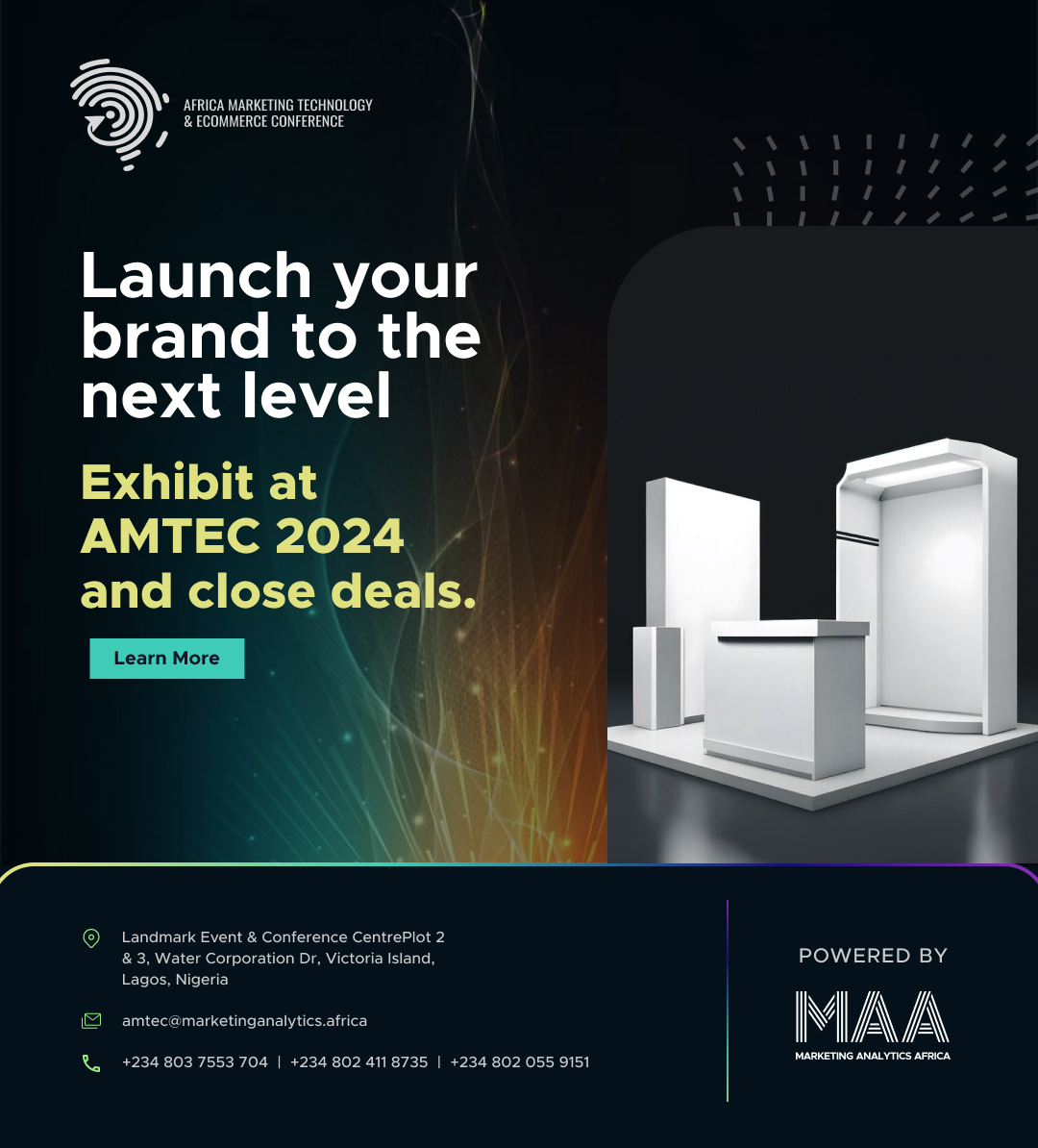 Ready, aim, AMTEC!

Lock onto your target audience at #AMTEC2024 and hit your marketing bullseye!  Showcase your cutting-edge solutions, generate valuable leads, and amplify your brand message to the right decision-makers.   

 #AMTEC2024
 #OwnTheStage