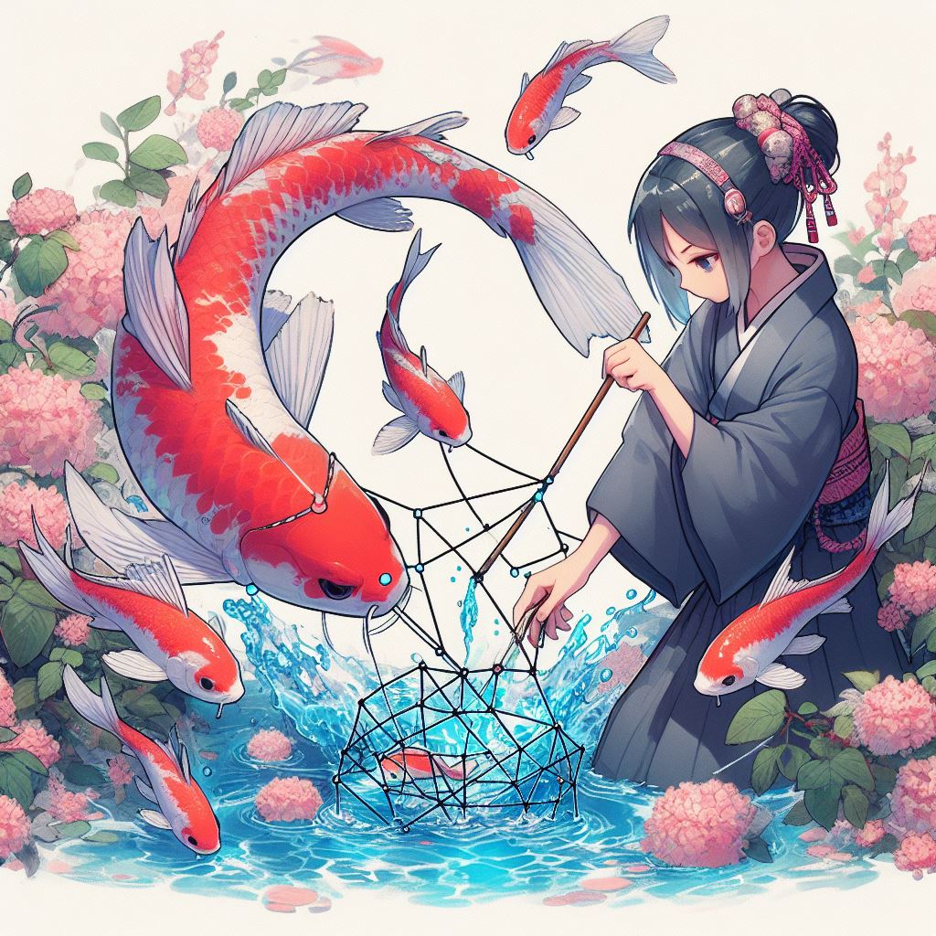 🌊 'The Shimmering Quest of Kiko the Koi' 🌊 1/ 🌟 In the tranquil waters of the Enchanted Lotus Pond, lived spirited koi fish Kiko. His scales sparkled like moonlit diamonds, and his fins fluttered with grace. But Kiko longed to explore beyond the pond. 🌏 #koiinetwork