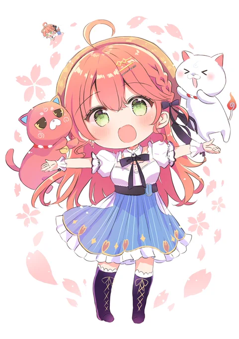 春だにぇ #miko_Art 
