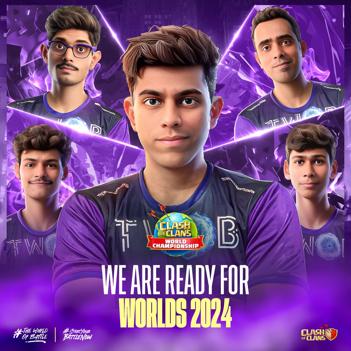 Ready for the Worlds! 🏆 <a href="/CoCEsports/">Clash of Clans Esports</a> 

#ClashOfClans | #StartYourBattleNow