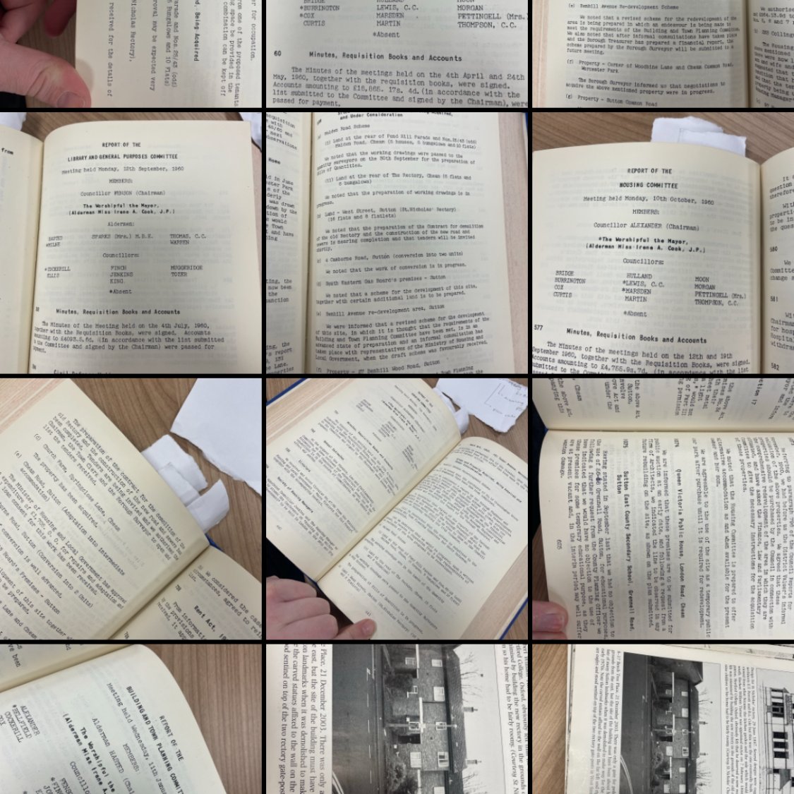What a #TypicalDay of researching for enquiries does to your camera roll… #Archive30 @SuttonHeritage
