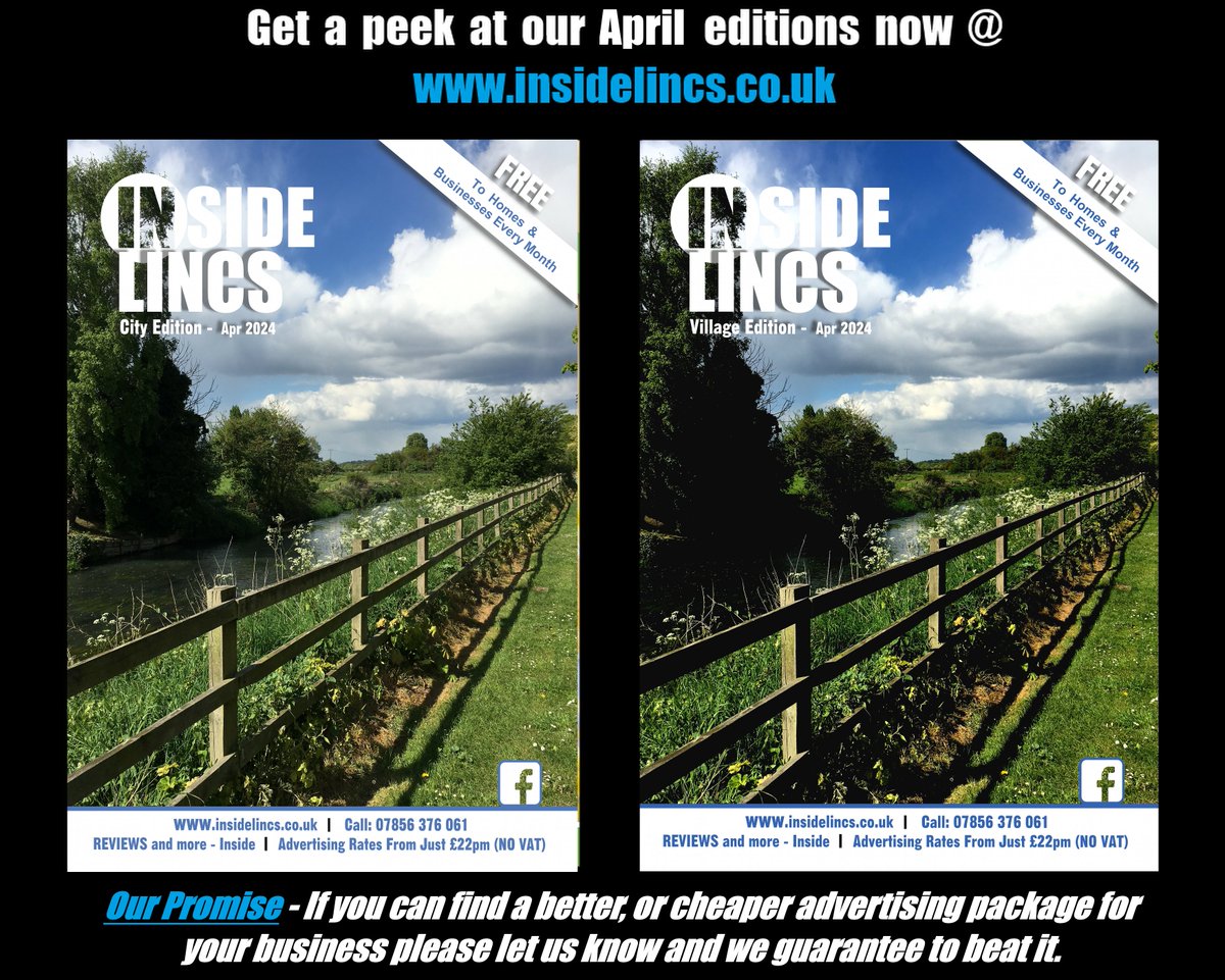 Get a peek at our April issues - View them online now @ insidelincs.co.uk/where%20we%20g… WHEN IT COMES TO ADVERTISING YOUR BUSINESS CHOOSE 'INSIDE LINCS MAGAZINES' - WE WON'T BE BEATEN ON PRICE - QUALITY OR COVERAGE. Not Just a Directory But A Readable, Interesting Magazine.