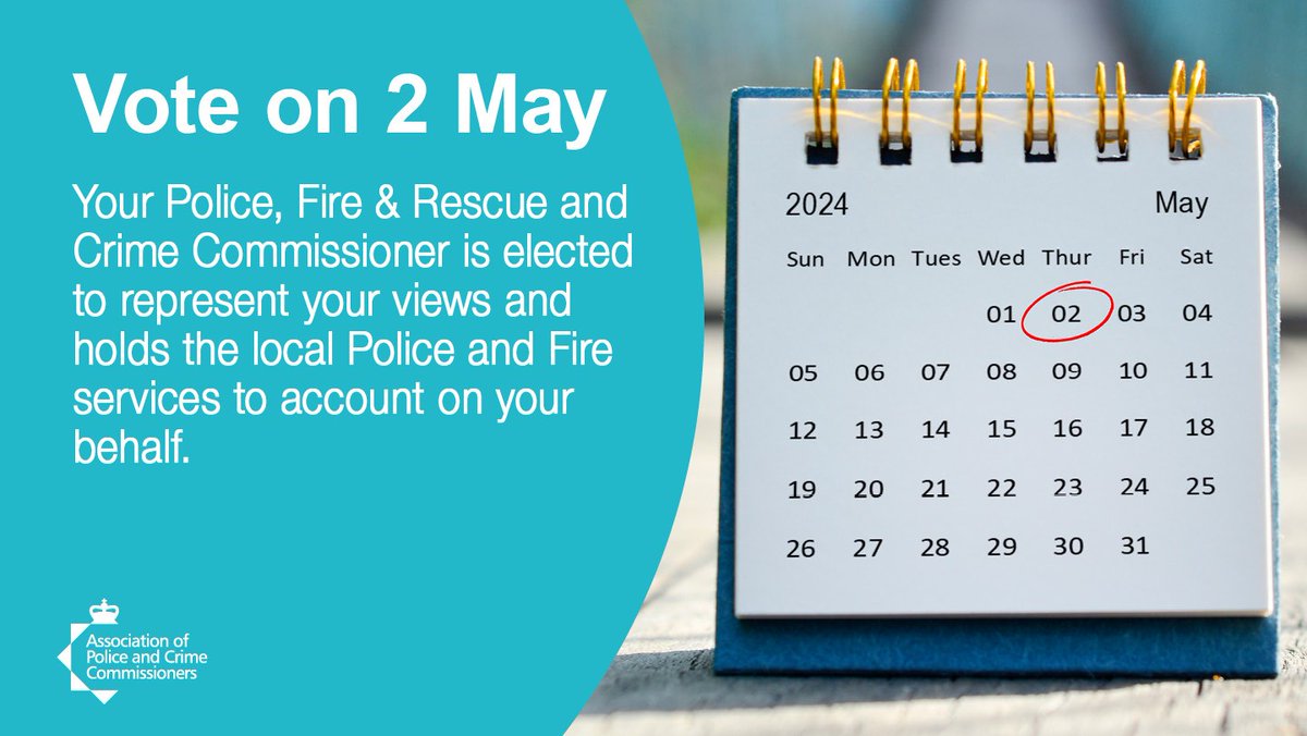 Your Police, Fire & Rescue and Crime Commissioner is elected to act as your voice, holding the Chief Constable and Chief Fire Officer, and their services, to account and making them answerable to the communities they serve. Find out more here: staffordshire-pfcc.gov.uk/election2024/?…