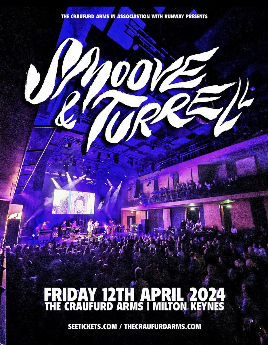 Next week next week!! Have you got your tickets for @SmooveTurrell yet?