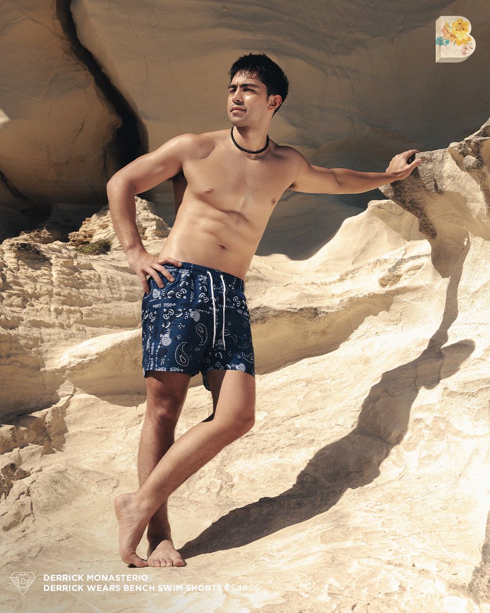 benchtm's tweet photo. Prepare to sizzle this season with @derrrmonasterio's sizzling look in #BENCHSwim board shorts! π₯ Embrace the summer vibes and hot style take over! βοΈ
Get his #BENCHSummer2024 look:
Shorts (BSB0462) P549.75
#BENCHHelloWeekend https://t.co/F7uOGZ4Fsf
