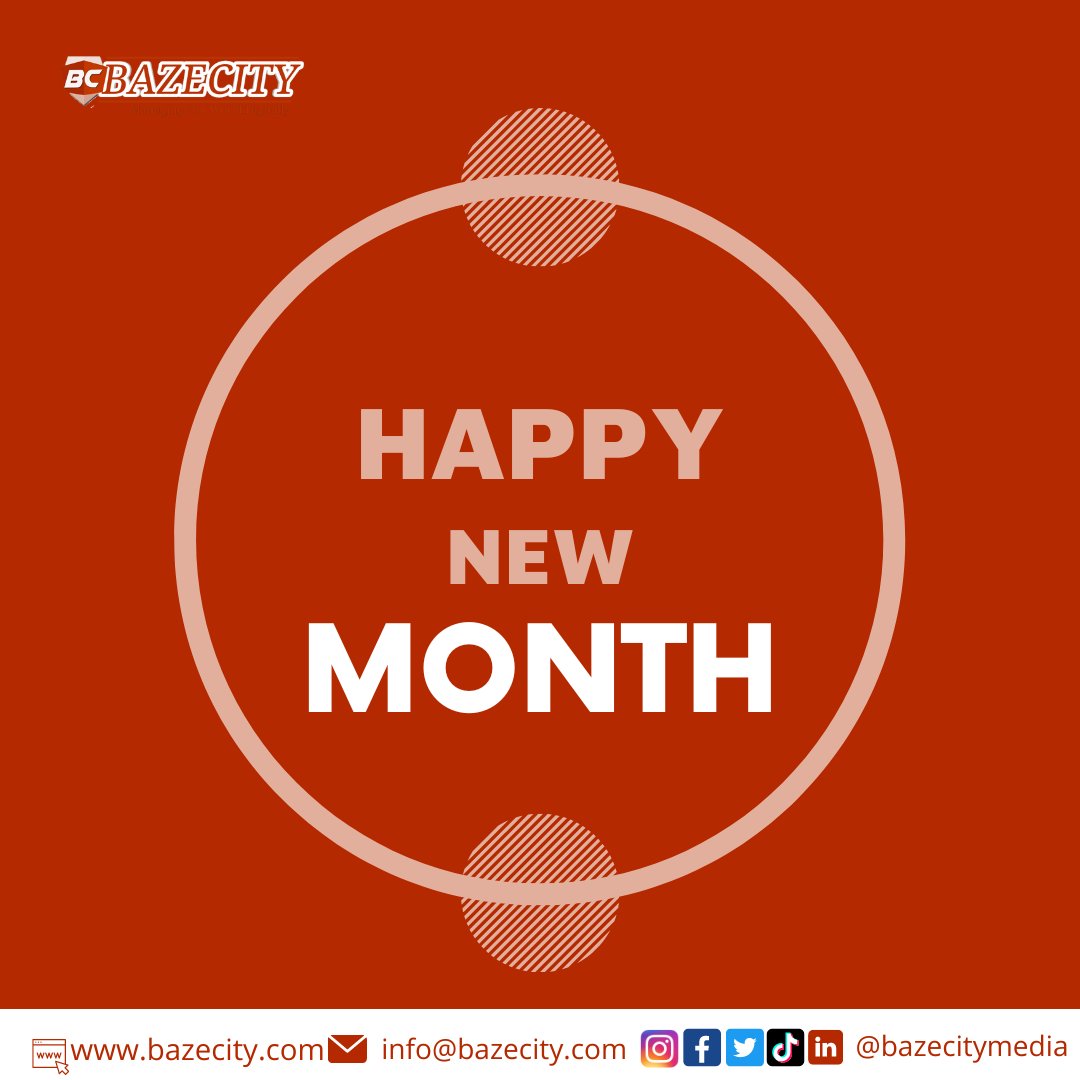 Happy New Month,dear fans ! As we step into ,April let's embrace new beginnings,fresh opportunities,and endless possibilities! May this month bring you joy , success,and all the possibility your heart desires.
For more information Visit,bazecity.com
#bazecity