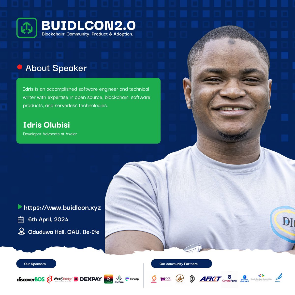 Blockchain &business conference tweet media