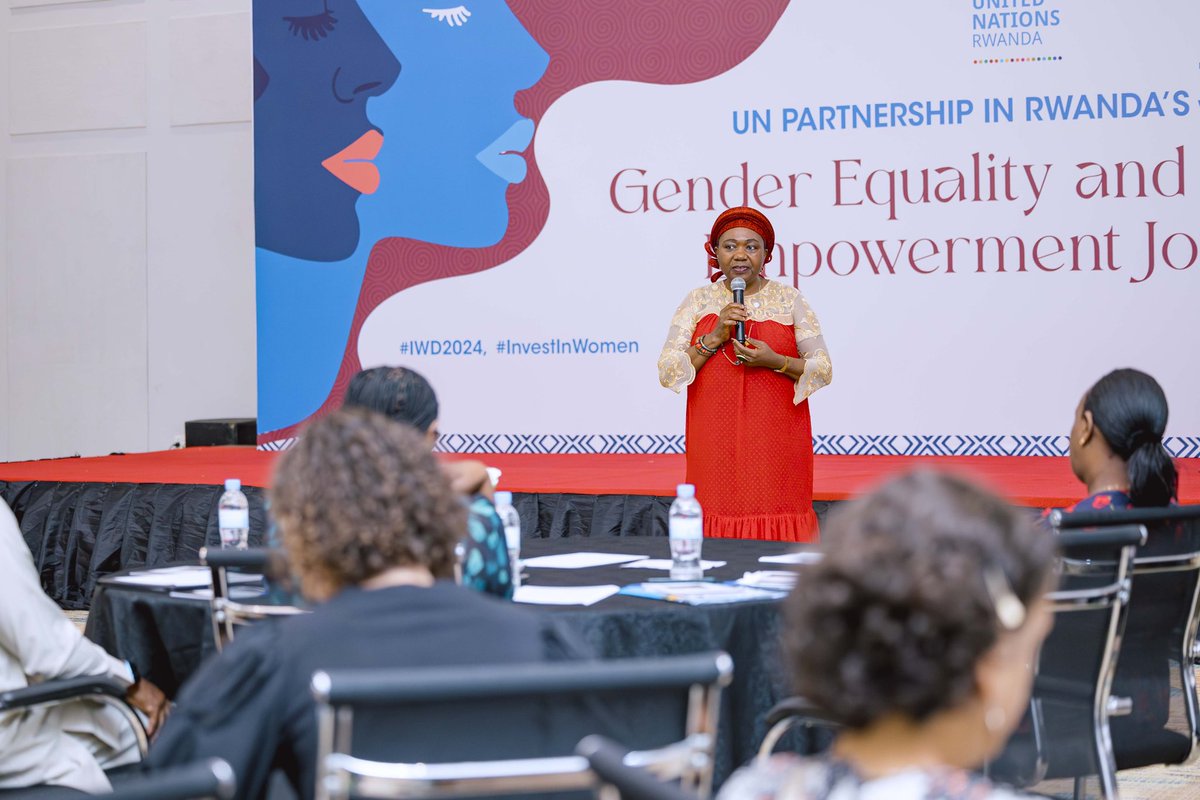 Welcoming participants, the Chairperson of the Gender Theme Group Madam @JennetKem thanked the UN Family for organizing this event to celebrate women’s determination and resilience & recognized the commendable role of the government of Rwanda in creating an enabling environment.