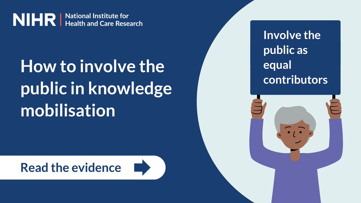Embedding public involvement activities from the start of a research project can ensure that findings are relevant, timely and used by stakeholders. But how best to do it? Our latest Collection includes best practice examples and tips for researchers: evidence.nihr.ac.uk/collection/how…