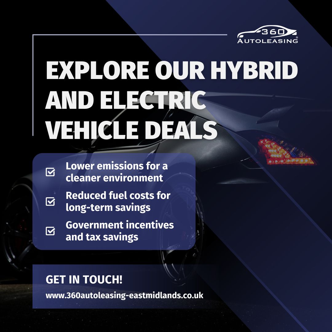 360AutoLEICS's tweet image. Embrace sustainable driving by checking out our latest offers on hybrid and electric vehicles: 360autoleasing-eastmidlands.co.uk/electric-hybri…

Contact us directly for a bespoke quote!
📞 0330 057 7360
💬 eastmidlands@360autoleasing.co.uk

#hybridcars #electricvehicles #sustainabledriving #360eastmids