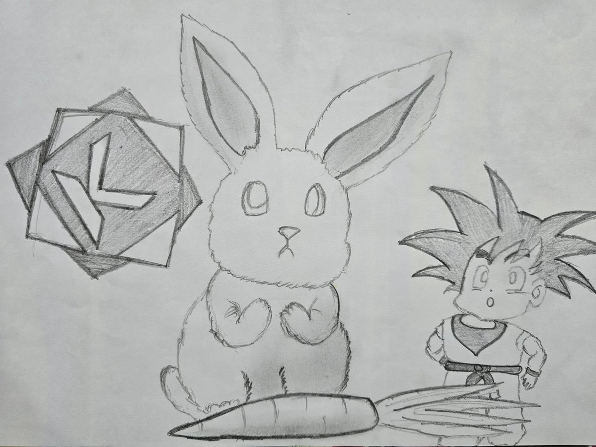 My sketch for Mascot Competition @KakarotZkEvm