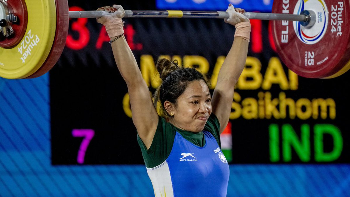 #Paris2024 #OlympicParis2024 #IWFWorldCup 'Now all my attention is on...' Mirabai Chanu after a successful comeback at IWF World Cup READ HERE: toi.in/s8MJEa