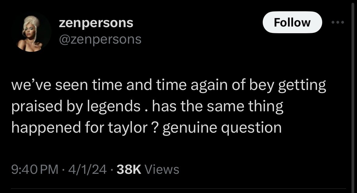 aurorasadprose9's tweet photo. just for fun here’s a thread of legends praising taylor 🧵: https://t.co/CqMis2hGWB