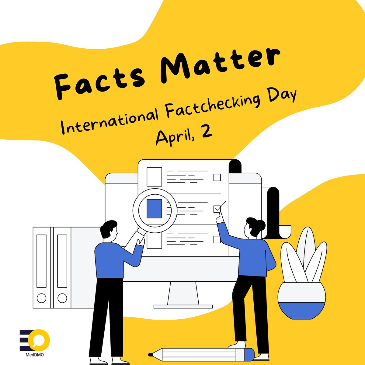 Today is International #FactCheckingDay! A global initiative that celebrates the vital role of accurate information in our interconnected world. We salute the tireless efforts of fact-checkers worldwide who uphold truth and integrity. #EDMOeu #MedDMO #FactsMatter