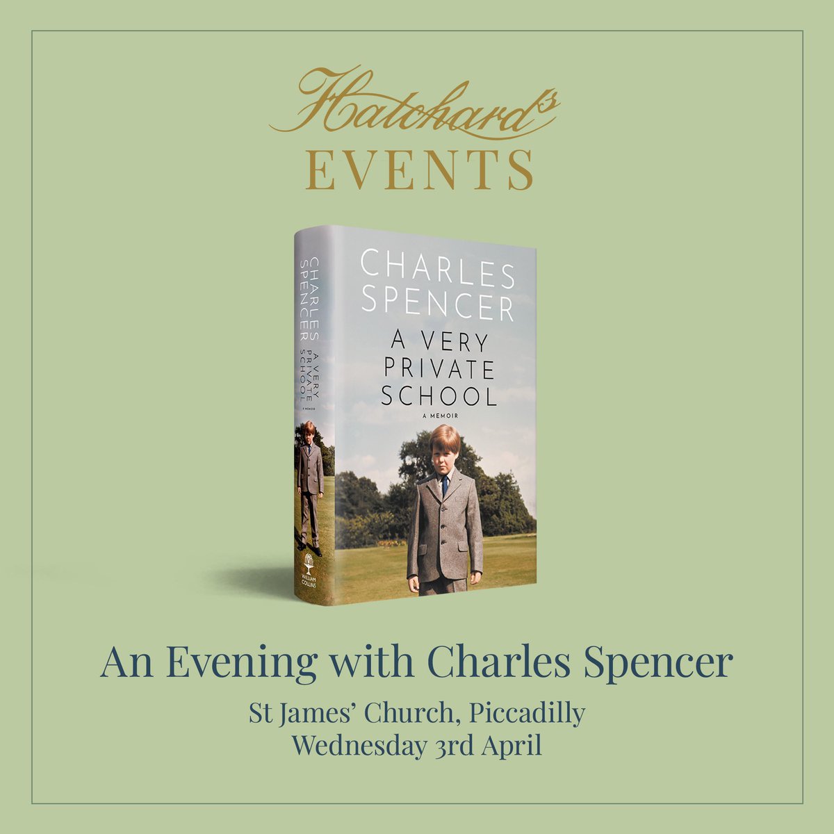 .@cspencer1508 talks to @JPicardie about his childhood memoir #AVeryPrivateSchool in a @Hatchards event at St James’ Church Piccadilly #London tonight