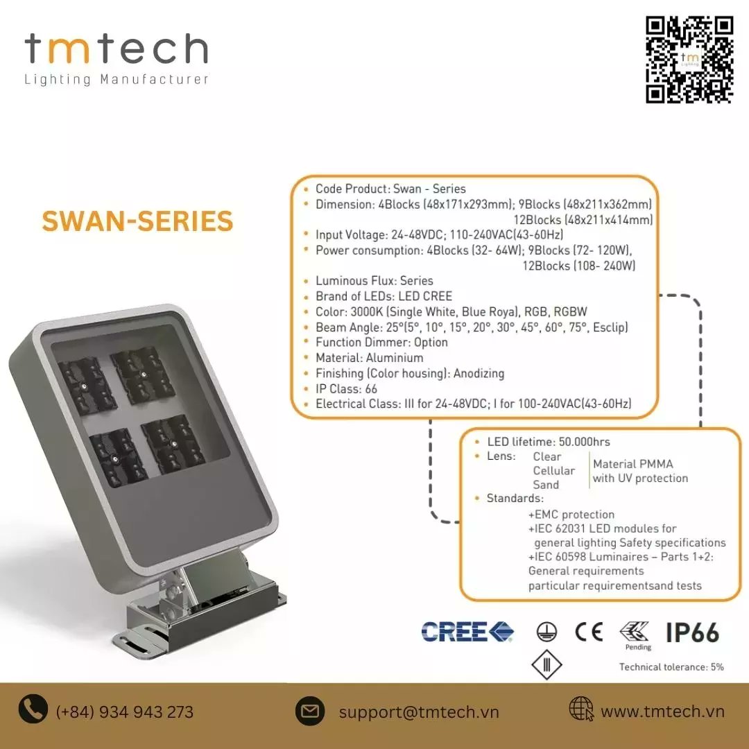 RachelTmtech's tweet photo. “SWAN-SERIRES: The Best Choice For Innovatice Architectural Lighting”
👉 Discover more: https://t.co/swI1ZYHizv
☎Contact us now for a free consultation!
#tmtech #tmtechvietnam #tmtechlighting #tmtechmanufacturer #tmtechlamp
#outdoorlighting #outdoorlights #outdoorlightingdesign https://t.co/2QTgEOmJT7