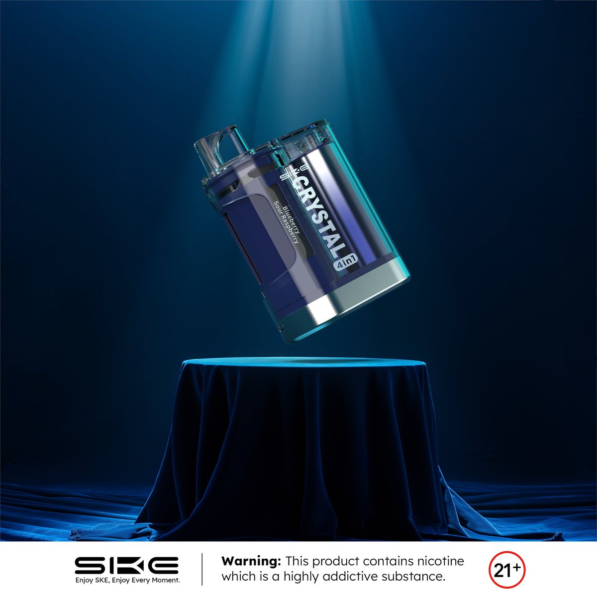 💫💖The whole world is coming for you, and you're about to slay with our dazzling designs and brilliant craftsmanship. 

 Warning: This product contains nicotine which is a highly addictive substance. You must be 21+
#skecrystal4in1 #skecrystal #vapers #VapeLove #VapeDaily