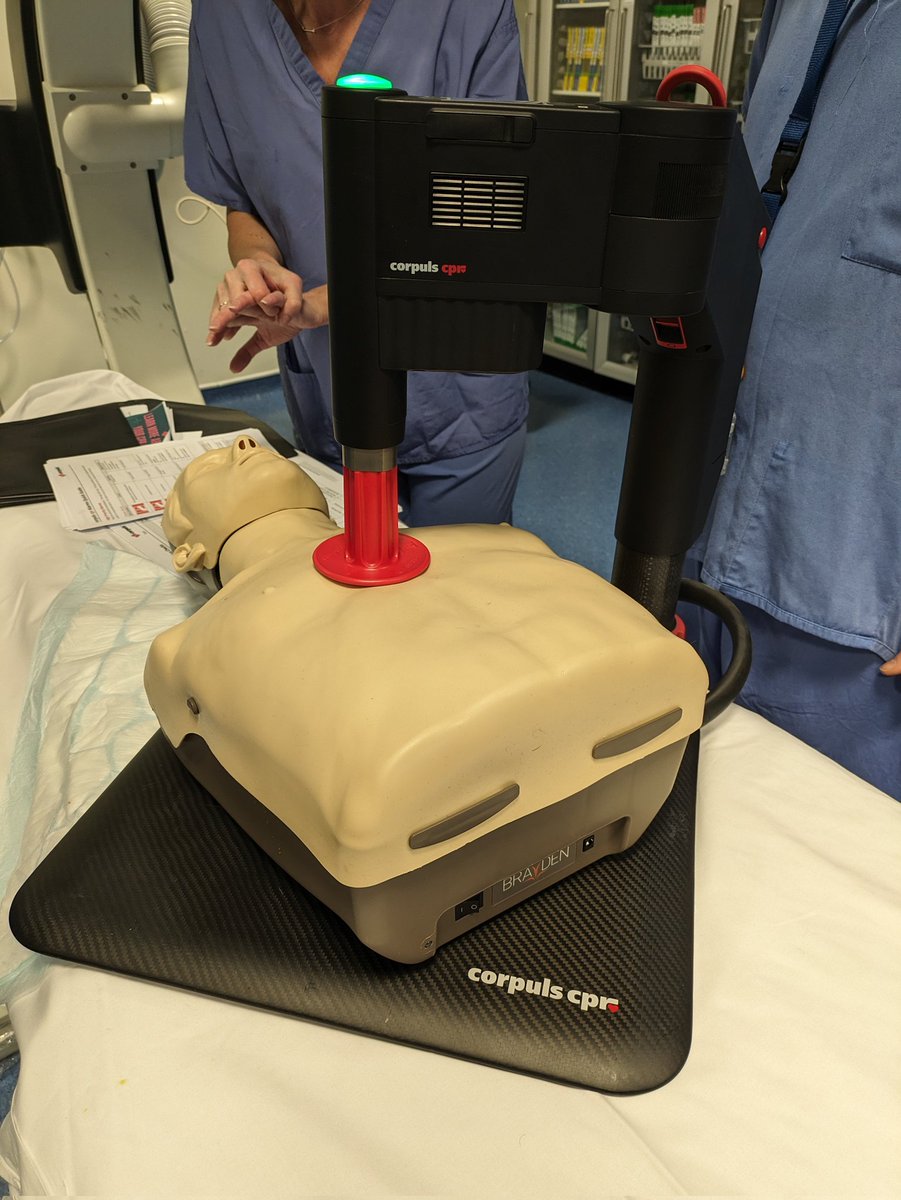 AliceCathLabRN's tweet photo. Lovely new bit of kit for our Cath Lab 🤩
Great training session for our new #CorPuls @CorpulsWorld 🤓 https://t.co/11K1xxhOuM