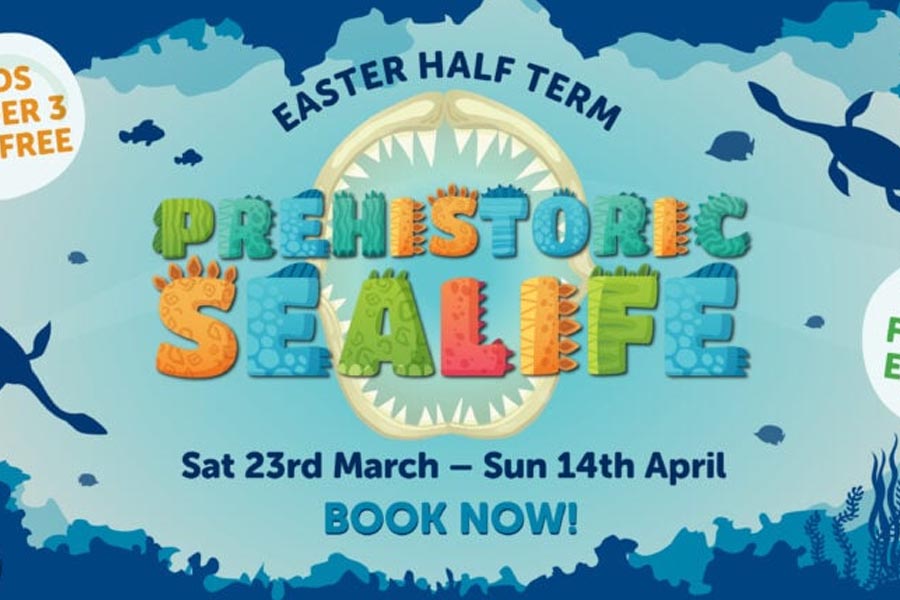 Dive back through the mists of time this Easter and return to a world when giants ruled the seas with Prehistoric Sealife at Bristol Aquarium. 23rd March - 14th April. Bristol Aquarium, Anchor Road, Bristol, BS1 5TT bristolaquarium.co.uk/events-experie…