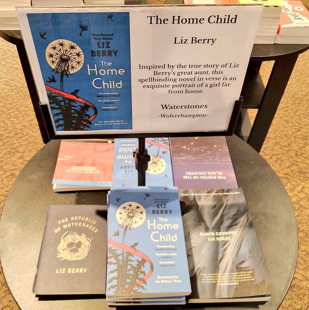 Liz Berry's beautiful, award-winning novel-in-verse The Home Child has arrived in store in paperback. Real, nearly forgotten lives, with their own loves and language, are recovered and made to matter in a gently profound story of home and injustice. waterstones.com/book/the-home-…