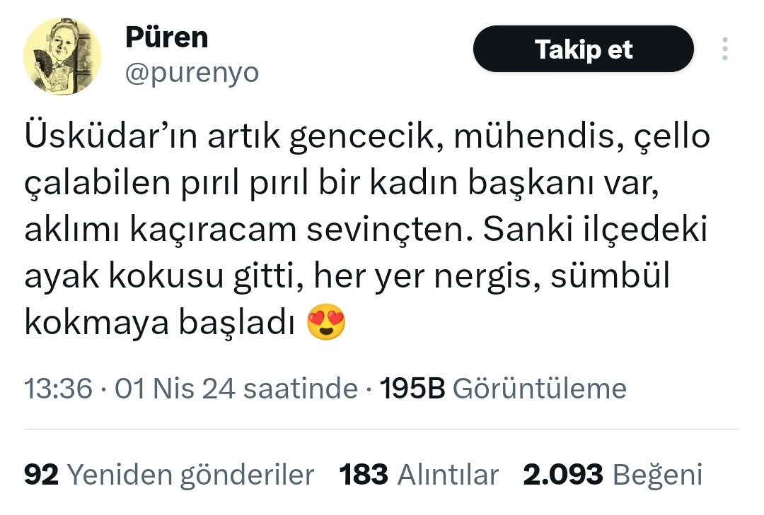 'Ayak kokusu gitti(!)' Şu ifadeye kadar gayet makul, saf bir sevinç. Ama ötekini yermeden, rencide etmeden, küçümsemeden bir şeyi övmeyi bile beceremiyor. Bilmiyor. Kendini elit, zarif, asil, saygın, 'her şeyin en iyisini hak eden biri' diye zannediyor besbelli ama o ifadeyi…