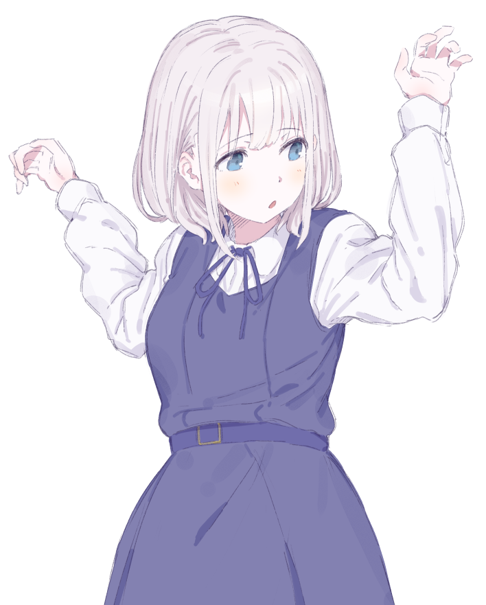 serizawa asahi 1girl solo blush open mouth short hair blue eyes simple background  illustration images