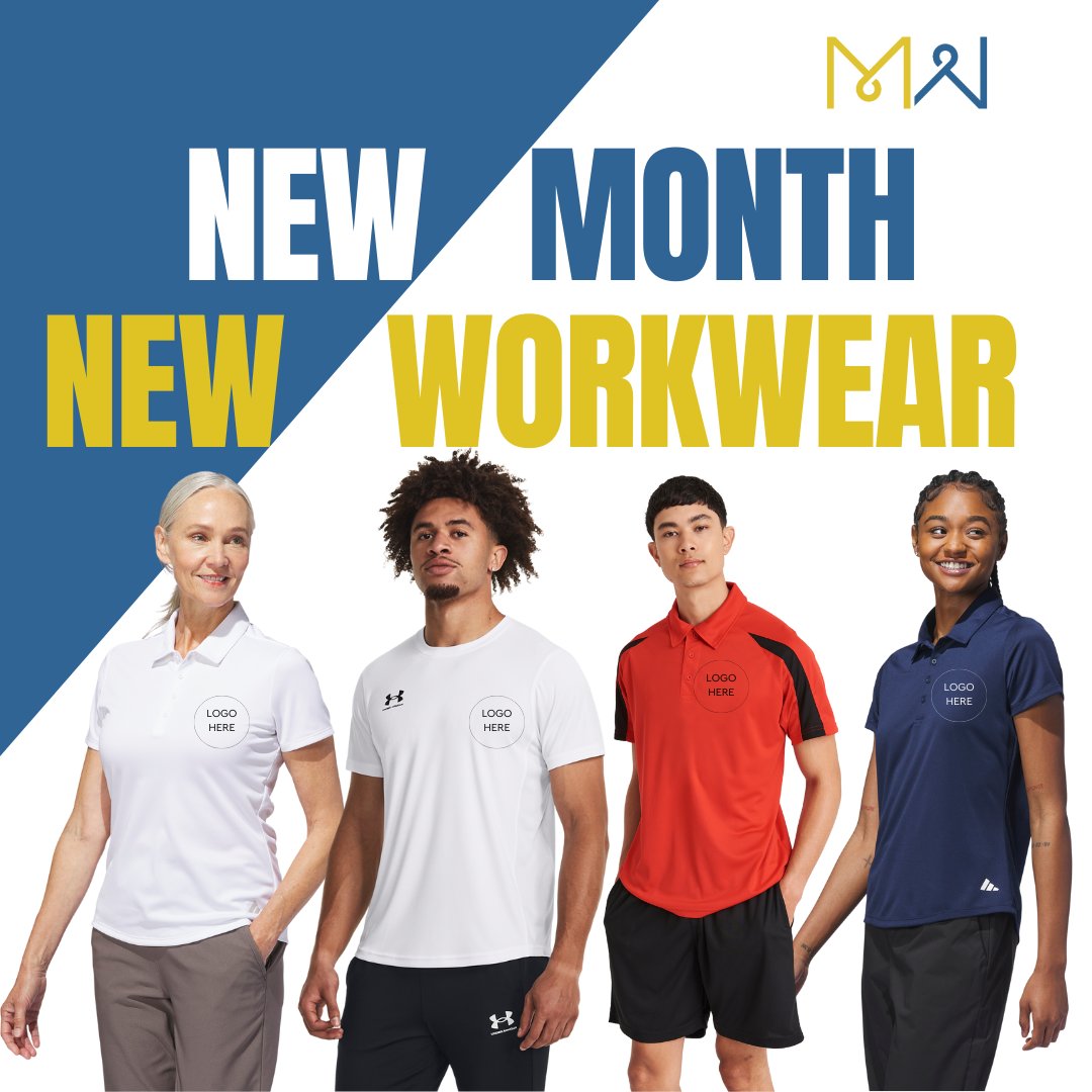 #NewMonthNewWorkwear - Prep Your Team's Summer Workwear! Get your team ready for the warmer months with a workwear refresh from MyWorkwear > hubs.li/Q02rrg9D0 💙 #myworkwear #workwear #summer #Q2 #summerstyle #personalisation #ukbusiness #brandedworkwear
