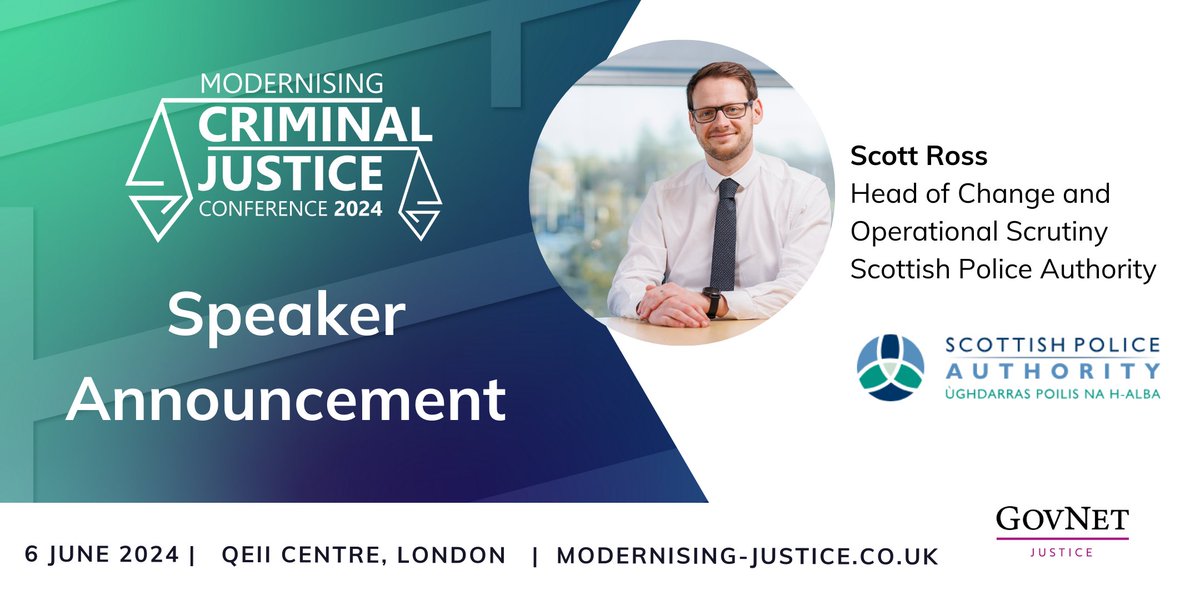 Hold onto your seats, folks! Our lineup for #MCJ24 just got even better with the addition of Scott Ross from @ScotPolAuth! He will be joining the afternoon modernising digital infrastructure panel! View the agenda: hubs.la/Q02r3PqY0