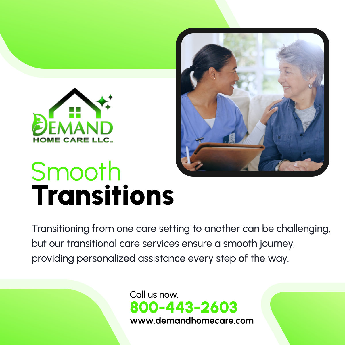Navigate life's transitions smoothly with our personalized transitional care services. Call us at (800)443-2603 to learn more about how we can assist you. 

#TransitionalCare #HomeCare #SmoothTransitions #HealthcareSupport #TaylorMI