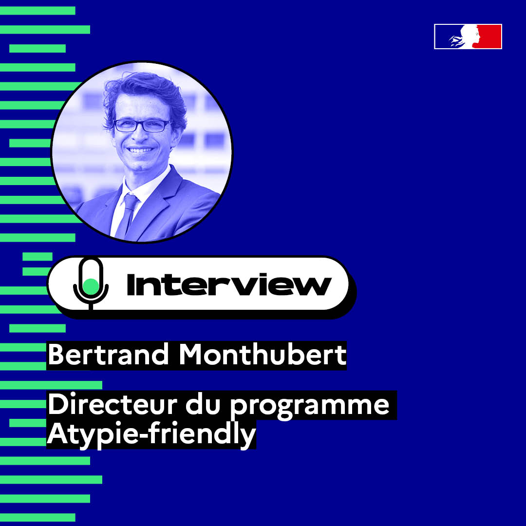 sup_recherche's tweet photo. #TousEnBleu | Journée mondiale de sensibilisation à l'#autisme

📢 Interview de @b_monthubert, directeur d'Atypie-friendly, programme pour une université inclusive qui accompagne les étudiants présentant des troubles du neuro-développement.

👉 https://t.co/H4jum9hO5m