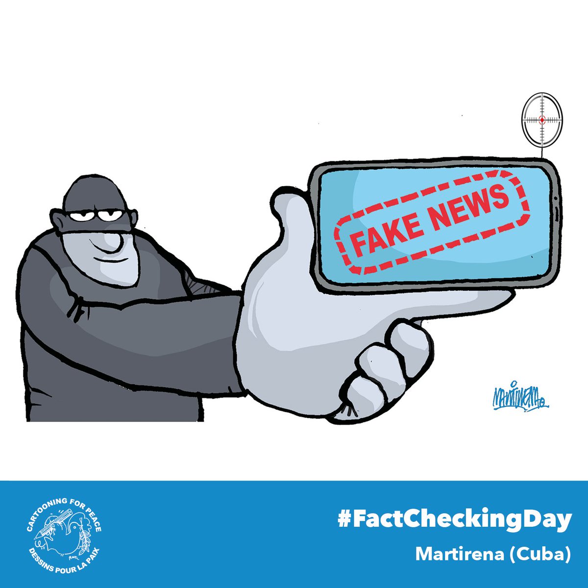 🔎 [FACT-CHECKING DAY] 📰
In partnership with <a href="/CFImedias/">CFImedias</a> and <a href="/AfricaCheck/">Africa Check</a>, CFP uses the strengths of press cartoons to raise awareness of #media and #information literacy among the African population and counter #misinformation: cartooningforpeace.org/en/projetsint/… #CartooningforAfricaFacts