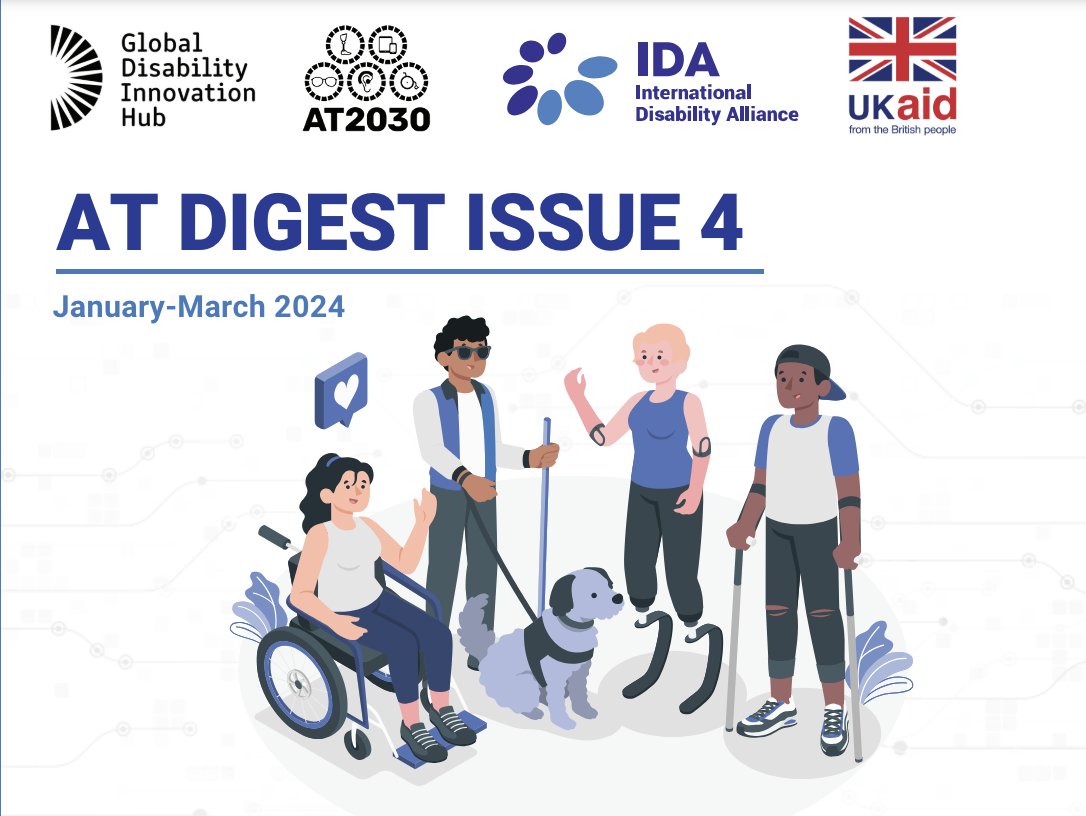 1/ In this issue of AT Digest, @IDA_CRPD_Forum, #GDIHub's Assistive Technology User Fellows reflect on the role of assistive technology in the inclusion and participation of persons with disabilities in public life. Click the link below to read more! bit.ly/4axrhlH