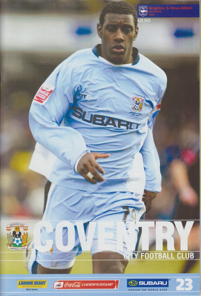 On this day 2005, despite @adamvirgs19 goal, #BHAFC are beaten 2-1 by #PUSB at Highfield Road, one of the last games at the stadium before the move to the Ricoh Arena. The result, watched by 18,606 (2,437 Albion), means we drop to 20th in the table. seagullsprogrammes.co.uk/200405