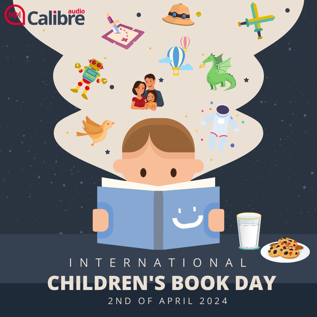 On International Children's Book Day, let's spread the love for reading and storytelling! We have a large selection of children's audiobooks. To view our latest releases click here: my.calibre.org.uk/latest #InternationalChildrensBookDay #CalibreAudio