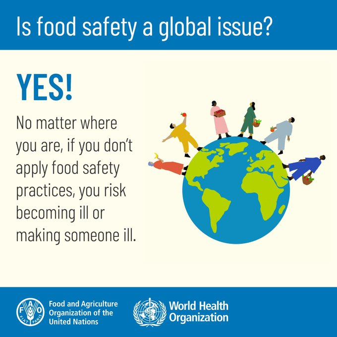 👉 #FoodSafety is everyone's business❗️
