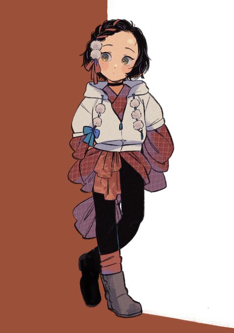 くしゃくしゃもぞもぞしそう#創作 #イラスト 