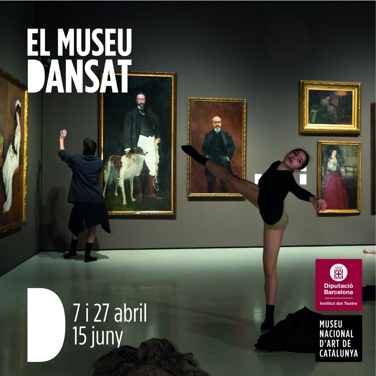 institutteatre's tweet photo. #DANSA Art i dansa es fusionen en el projecte #ElMuseuDansat del @MuseuNac_Cat i el Conservatori Professional de Dansa de l'IT

👉 7 i 27 d'abril i 15 de juny: coreografies dels estudiants inspirades en obres d'art a la #SalaOval del #MNAC 

https://t.co/tQLdsZAvhv https://t.co/5IZ0ifUULu