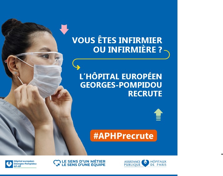 [#APHPRecrute] Vous êtes IDE ? Rejoignez les équipes de l' @HopitalPompidou @APHP Contactez-nous👉recrutement.soins@aphp.fr #Recrutement #Infirmiere #Infirmier