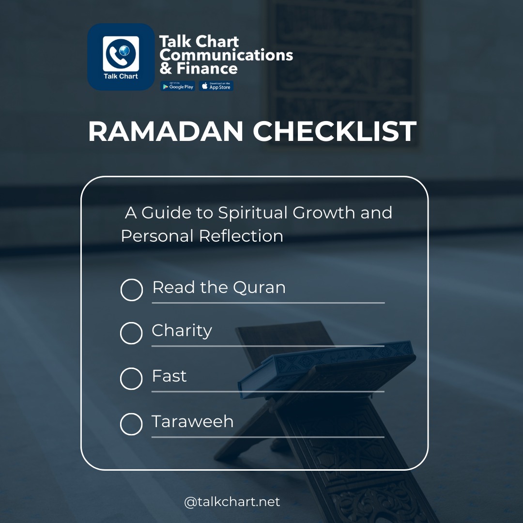 TalkChart1's tweet image. Check off your spiritual to-dos with this checklist!
#RamadanChecklist #FastingGoals #PrayerRoutine #ReflectionTime #CharityFocus #CommunitySpirit #GratitudeList #PatienceTraining #KindnessChallenge #SelfImprovementJourney