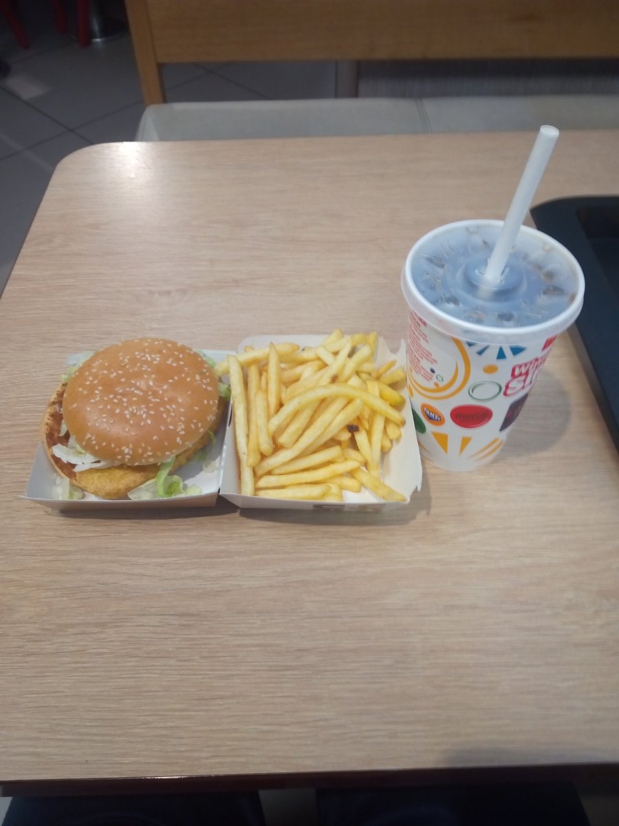 MLloyd88's tweet photo. Having For Lunch Today at McDonald's in Liverpool a Medium Sized Chicken Sandwich Meal https://t.co/nB3GXrgca9