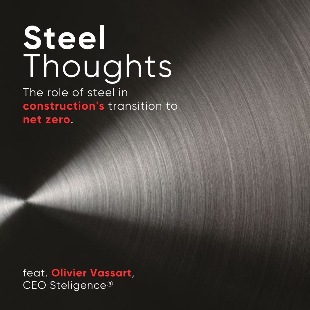 Read the latest #SteelThoughts content as Olivier Vassart, CEO of #Steligence®, discusses the trends and tech shaping the #builtenvironment industry. corporate.arcelormittal.com/smarter-future… #smartersteels